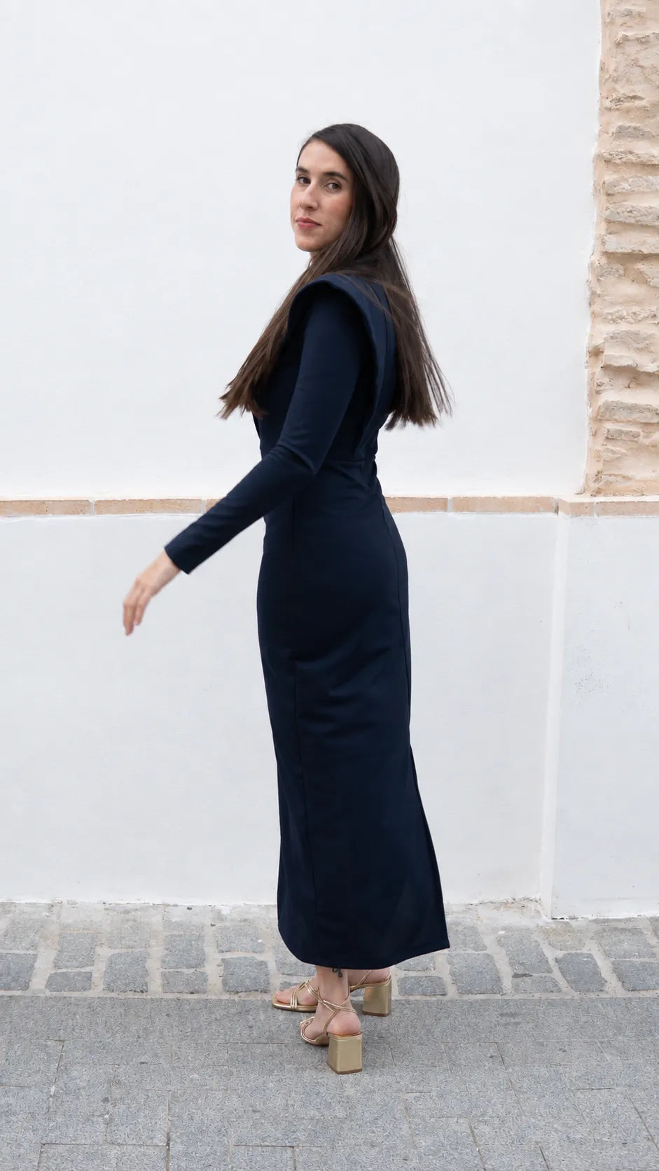 VESTIDO MARTINA AZUL MARINO