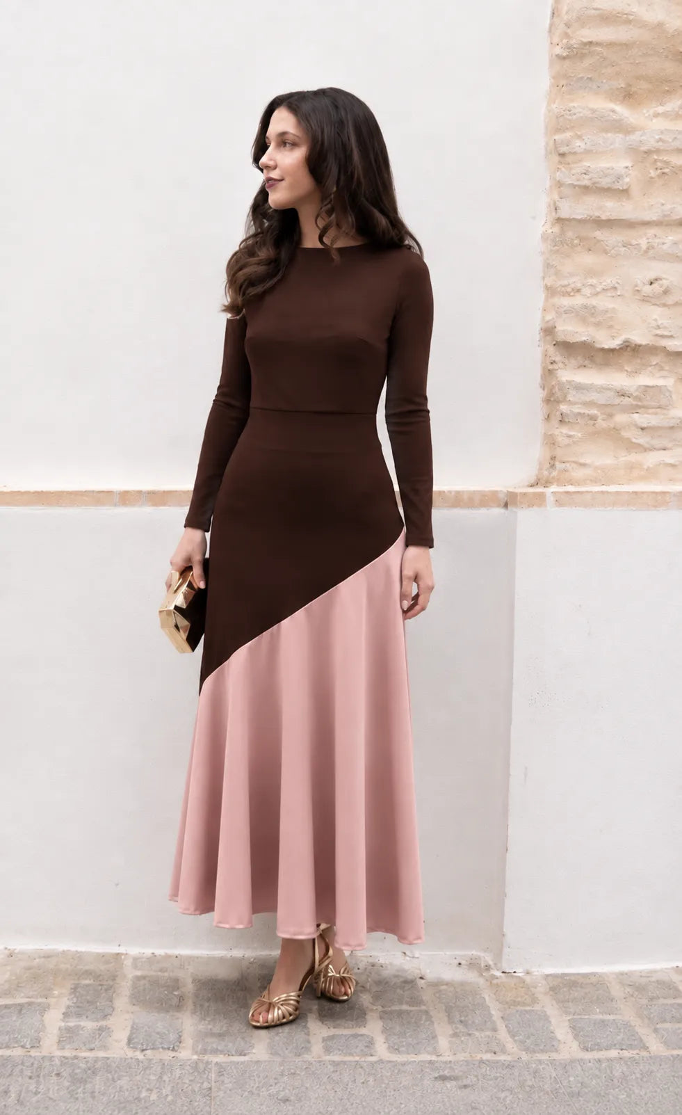 VESTIDO NAHIA MARRÓN