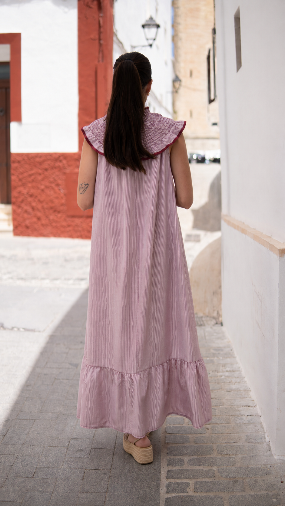 VESTIDO SARA BURDEOS
