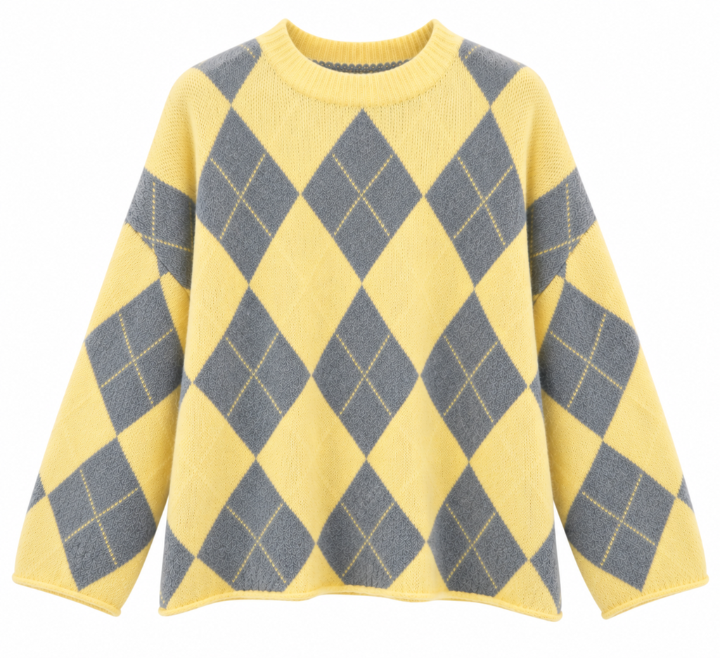 JERSEY ROMBOS AMARILLO