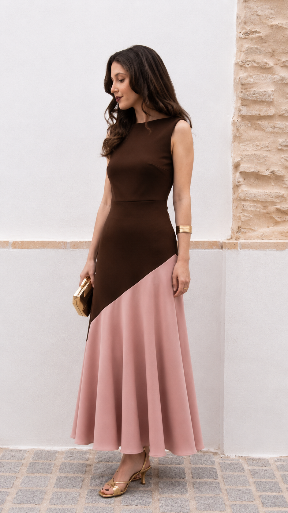 VESTIDO DALIA MARRÓN