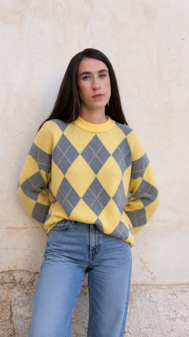 JERSEY ROMBOS AMARILLO