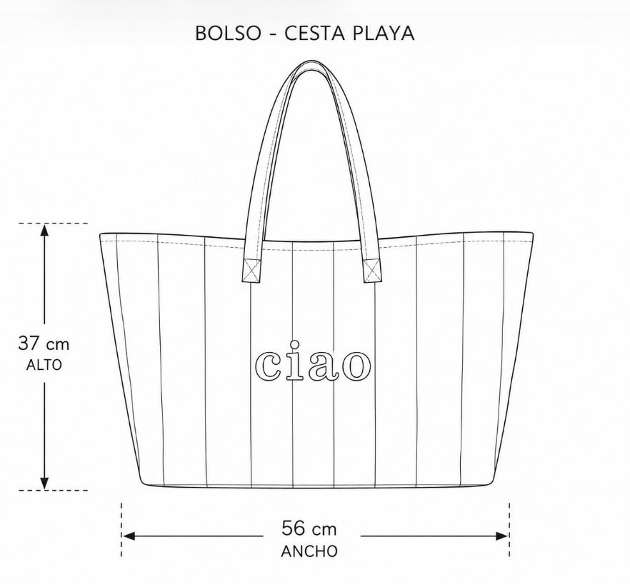 BOLSO RAYAS