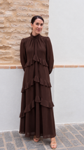 VESTIDO VALENTINA MARRÓN
