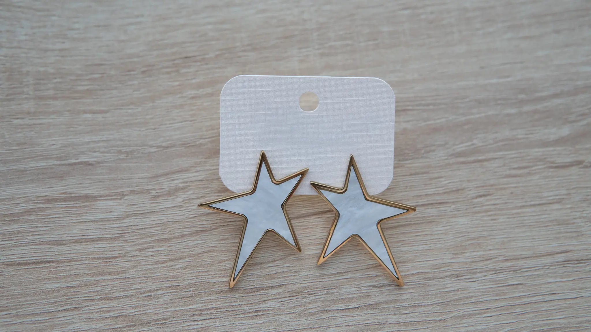 PENDIENTES ESTRELLA BLANCO