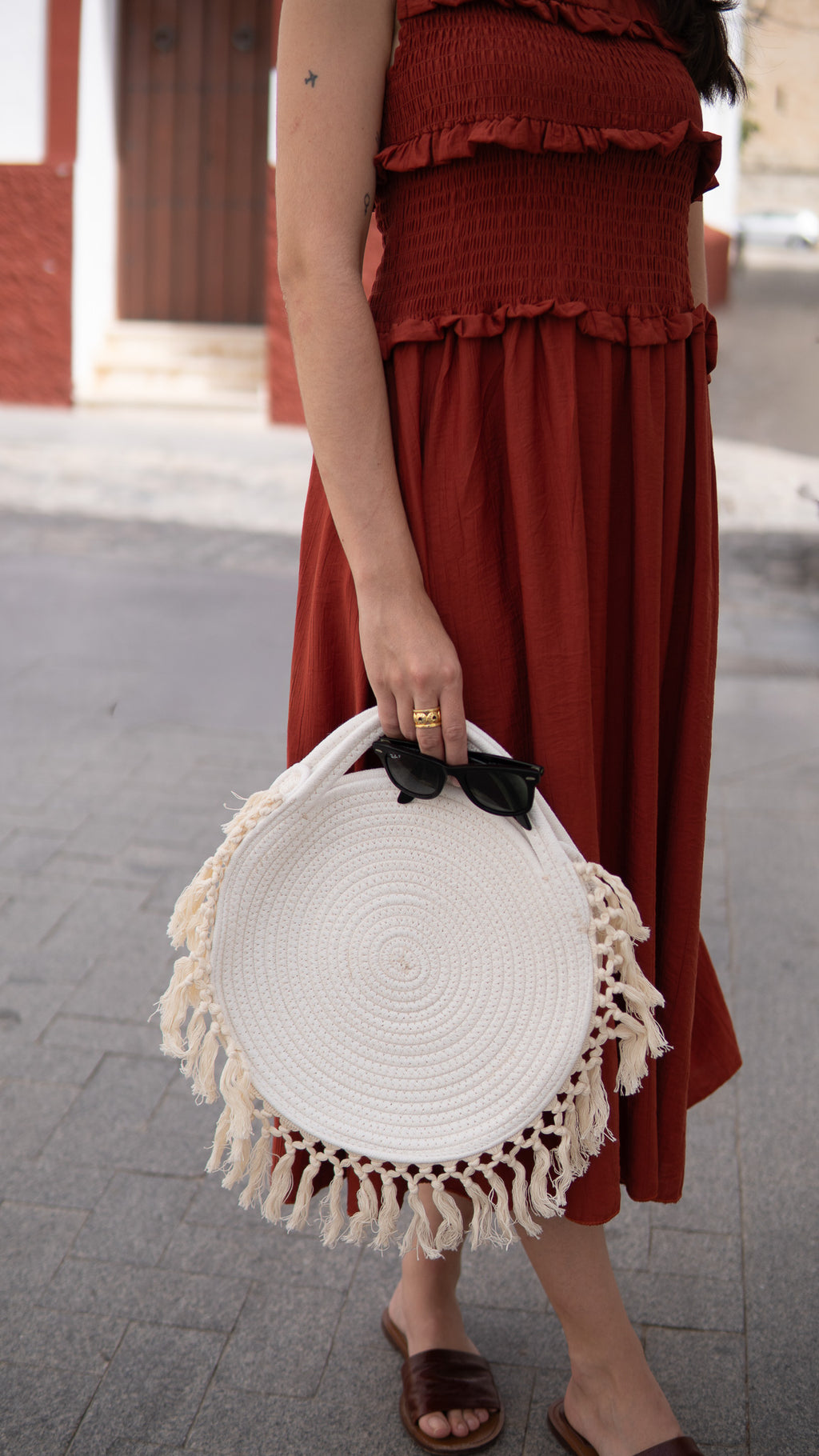 BOLSO-CESTA REDONDO