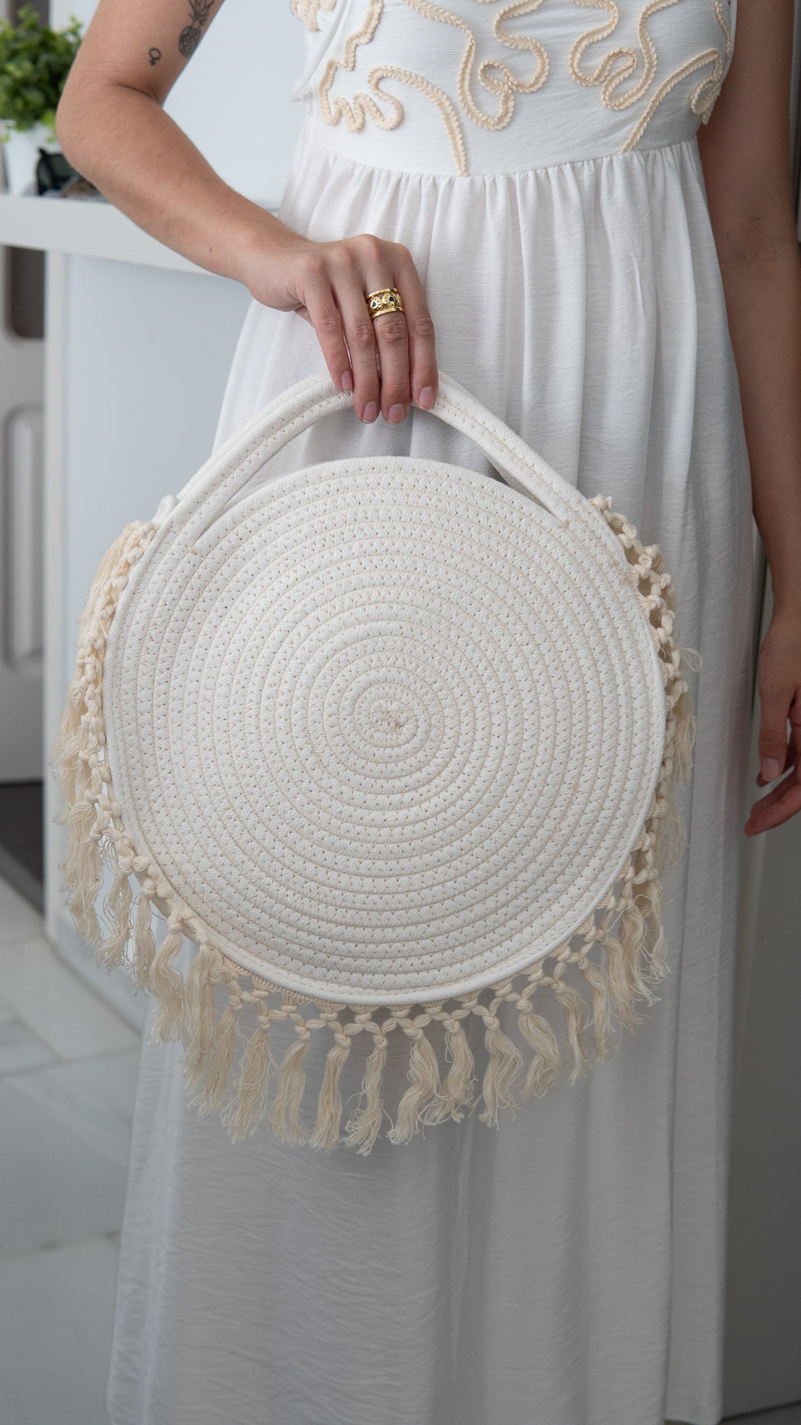 BOLSO-CESTA REDONDO
