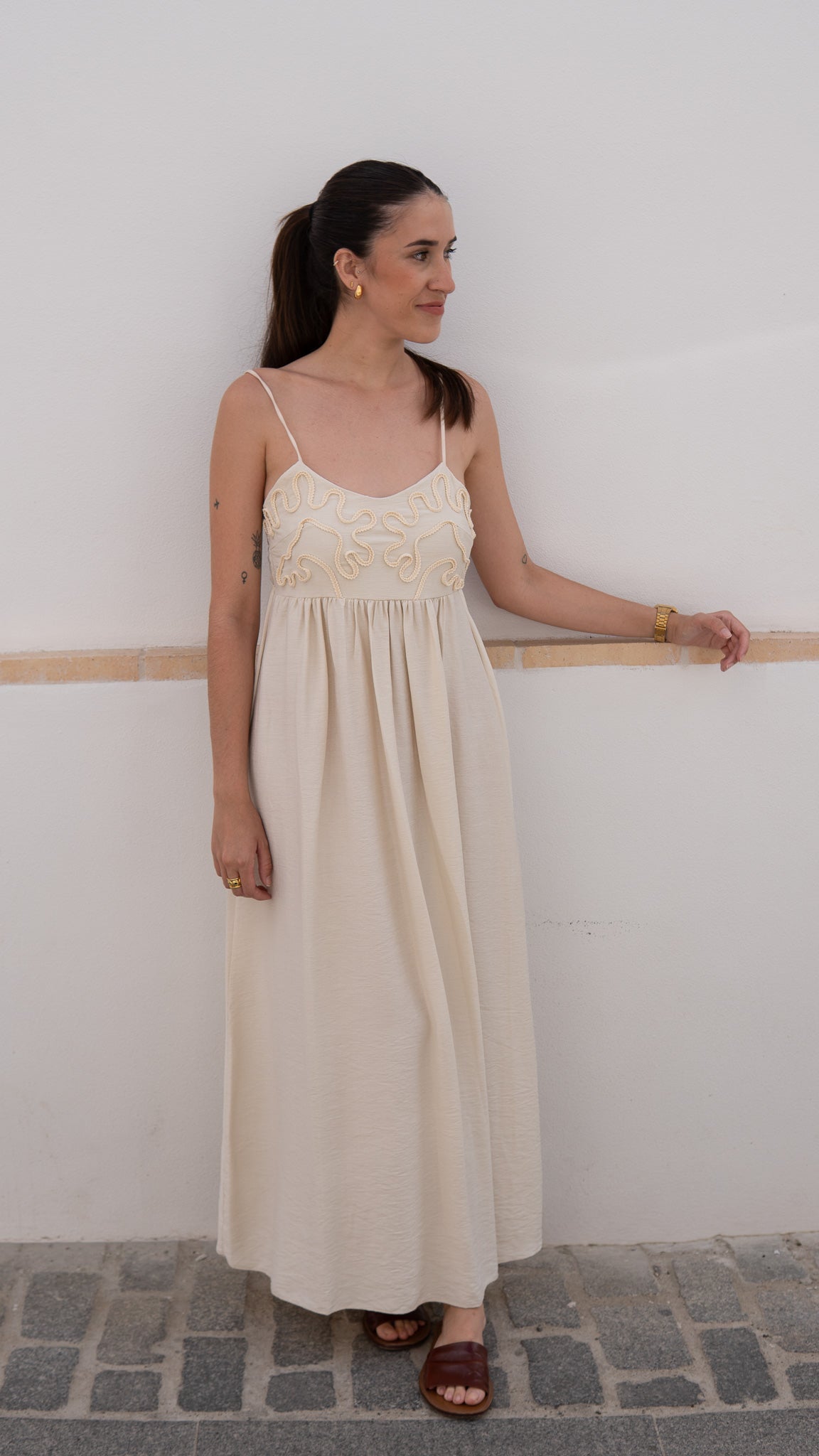VESTIDO BOLONIA BEIGE