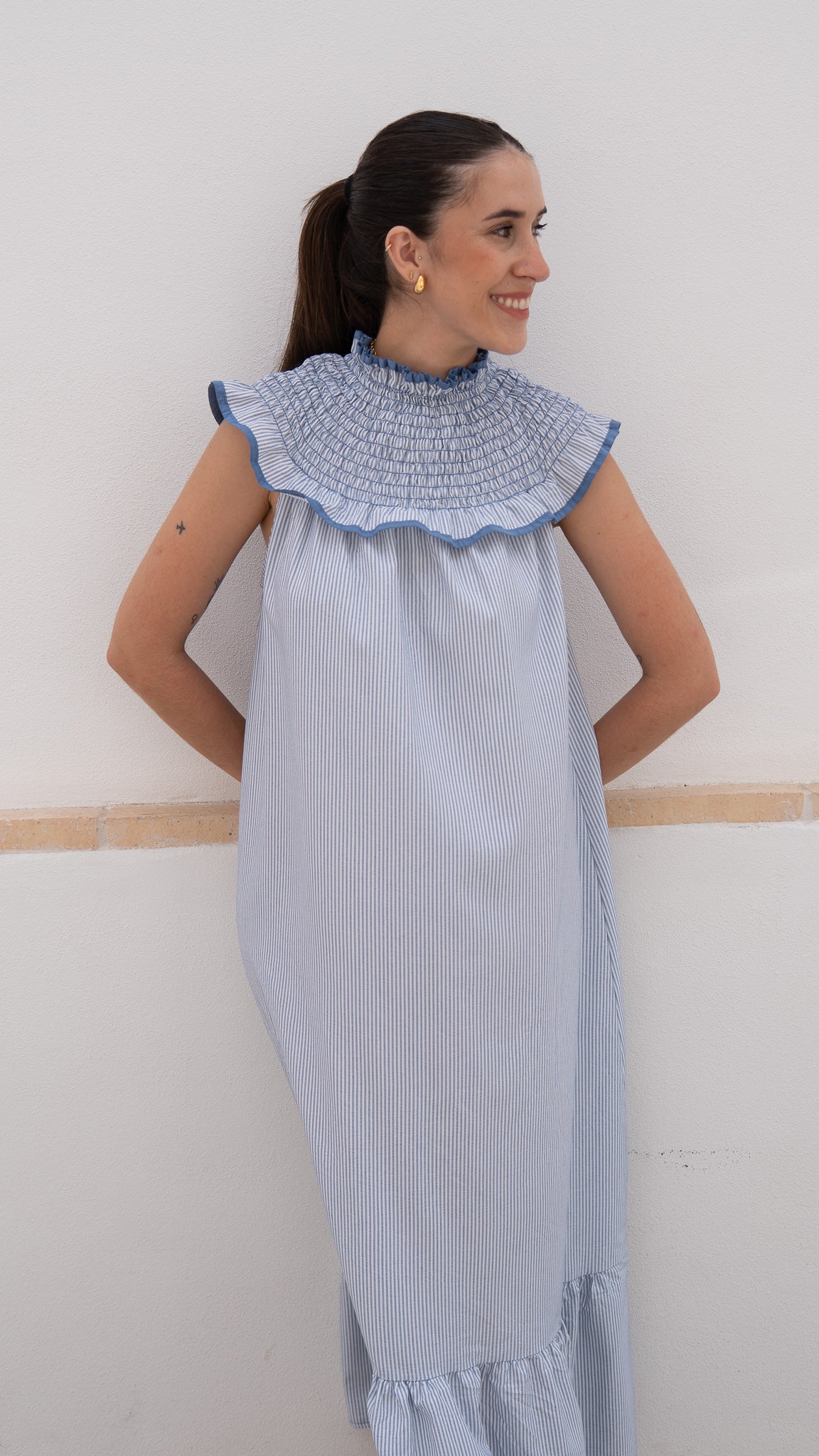 VESTIDO SARA AZUL