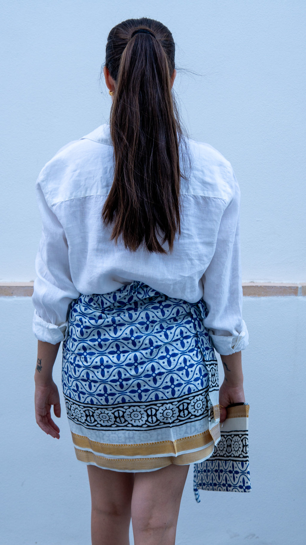 pareo azul
