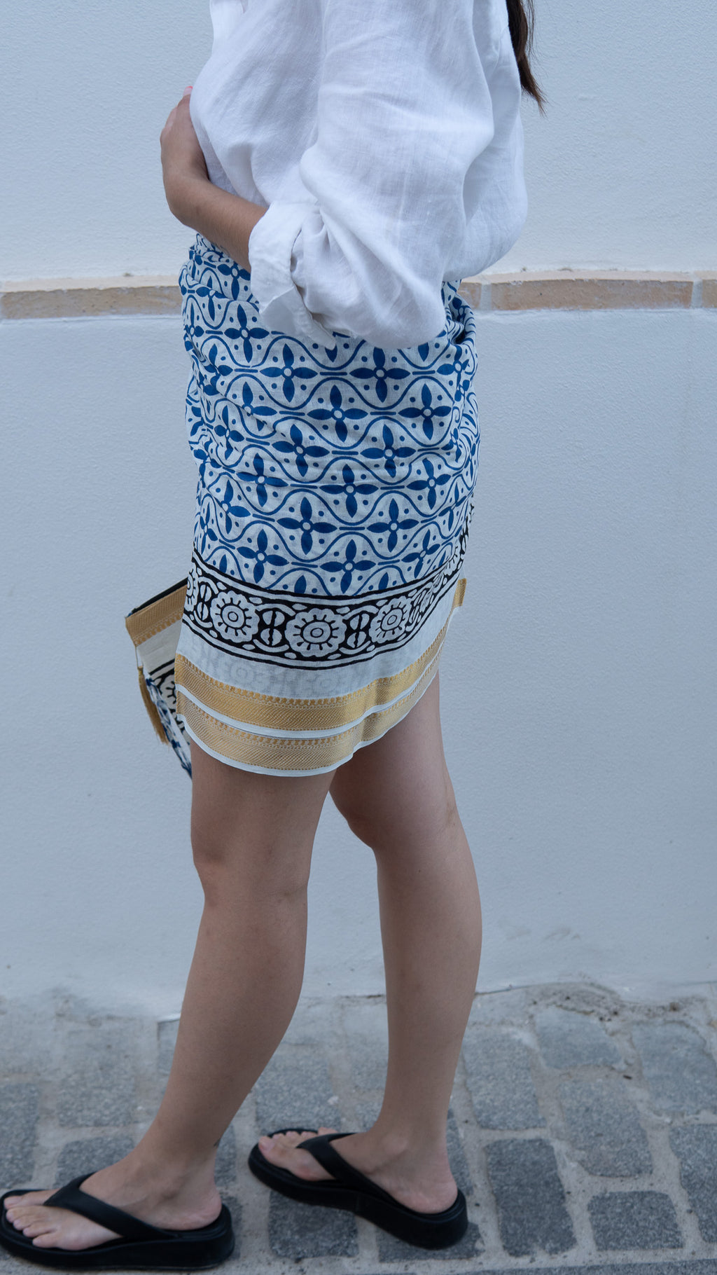 pareo azul