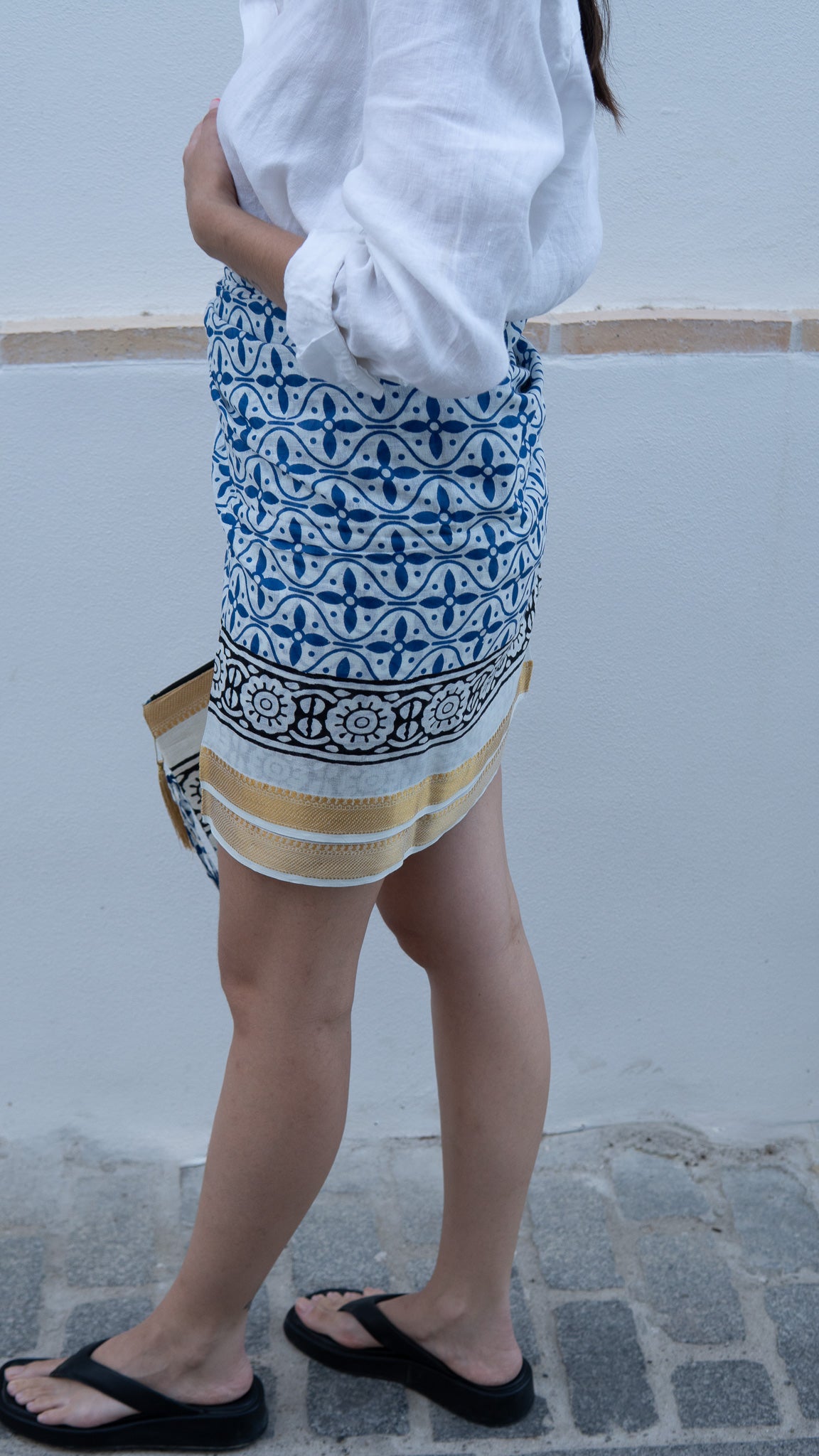 pareo azul