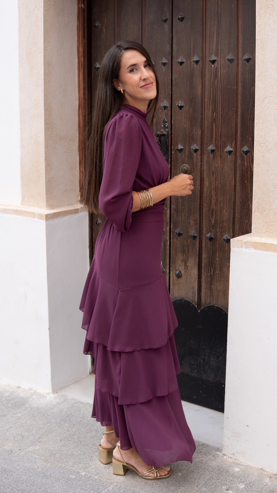 VESTIDO ALANA MALVA