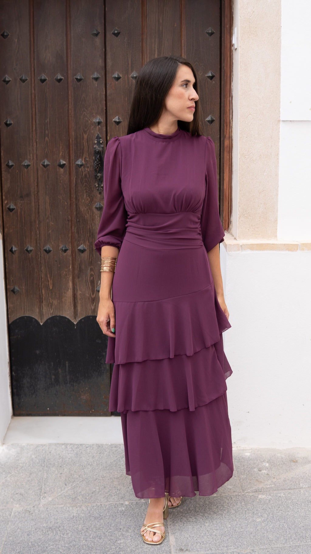 VESTIDO ALANA MALVA
