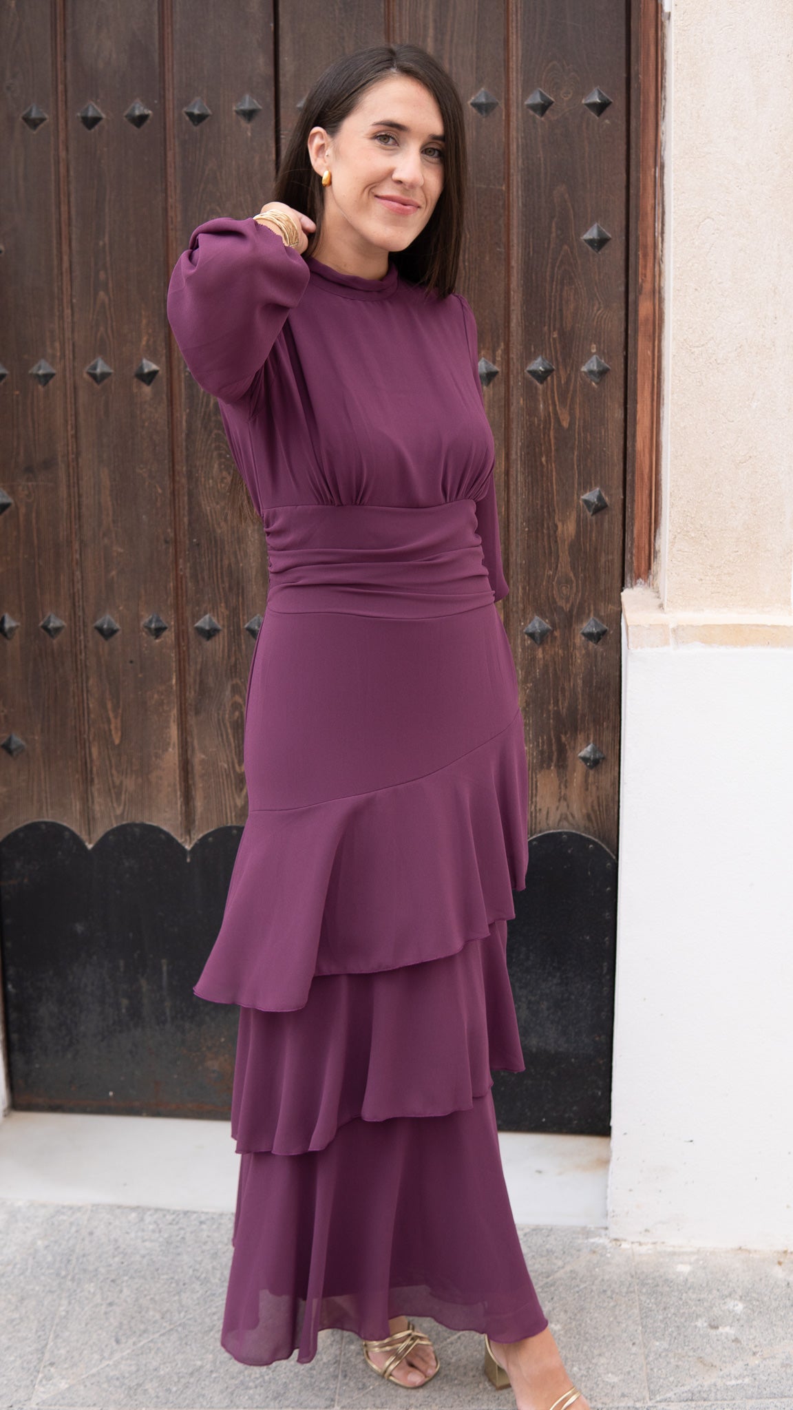 VESTIDO ALANA MALVA