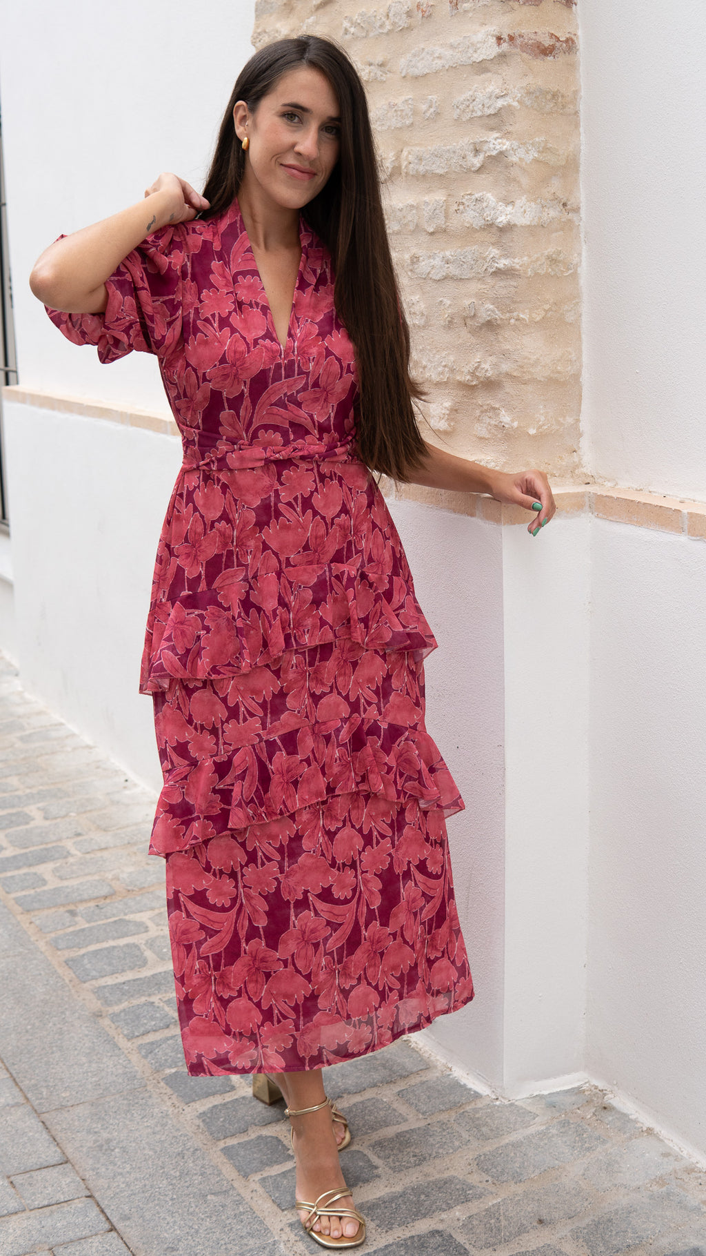 VESTIDO LUCERO ROSA