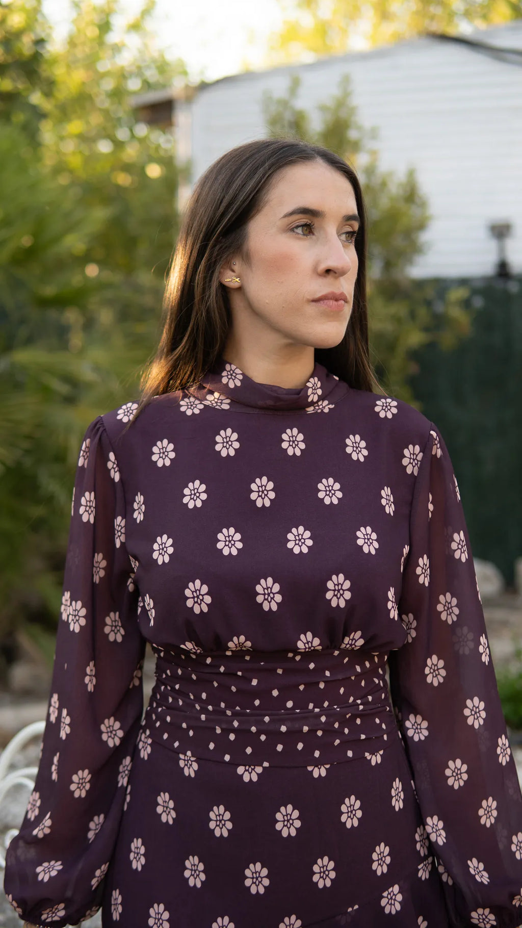 VESTIDO ELISA BURDEOS