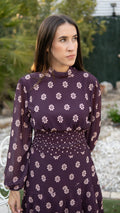 VESTIDO ELISA BURDEOS