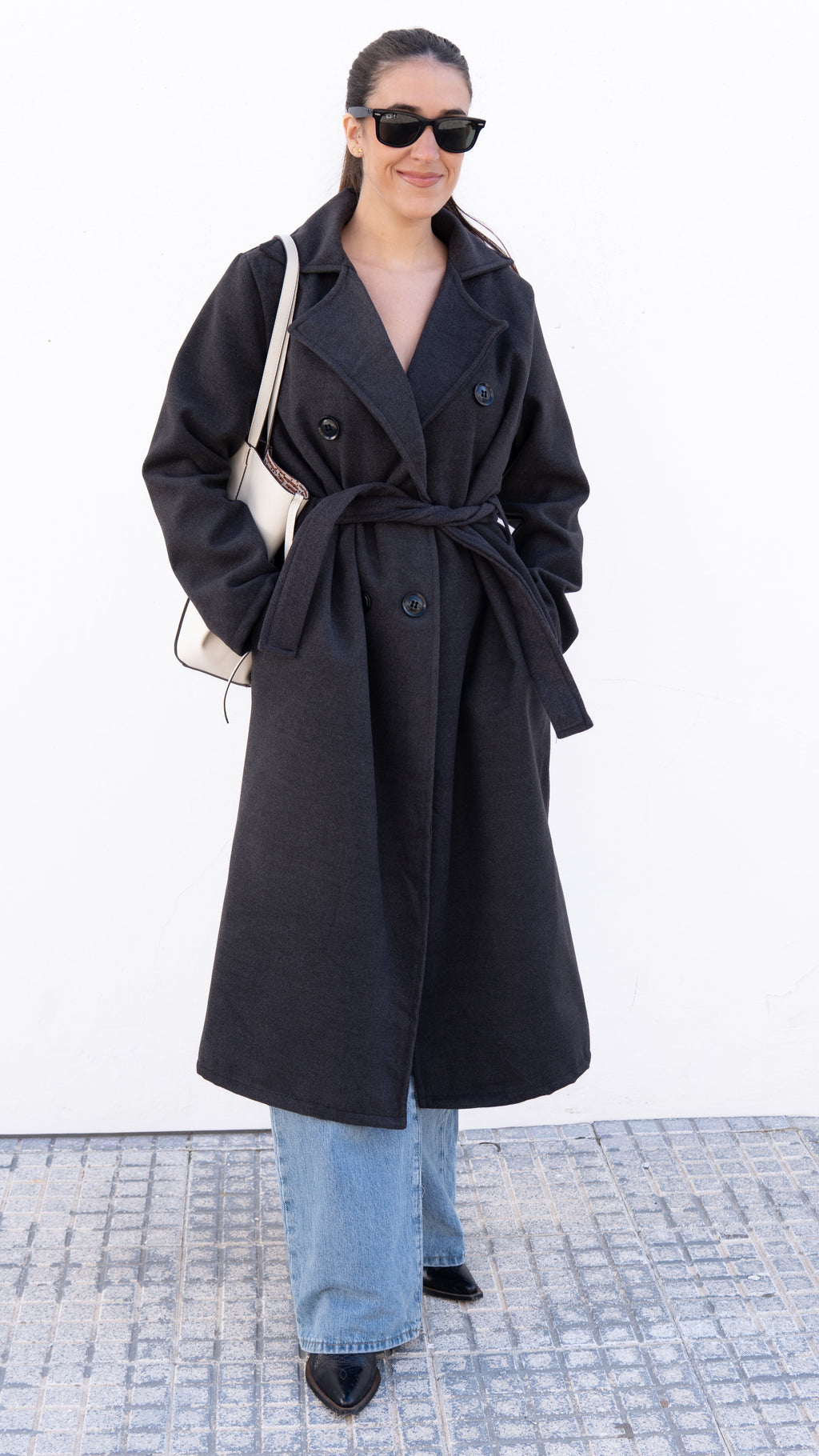 ABRIGO TRÉBOL GRIS OSCURO - LEMONÉ