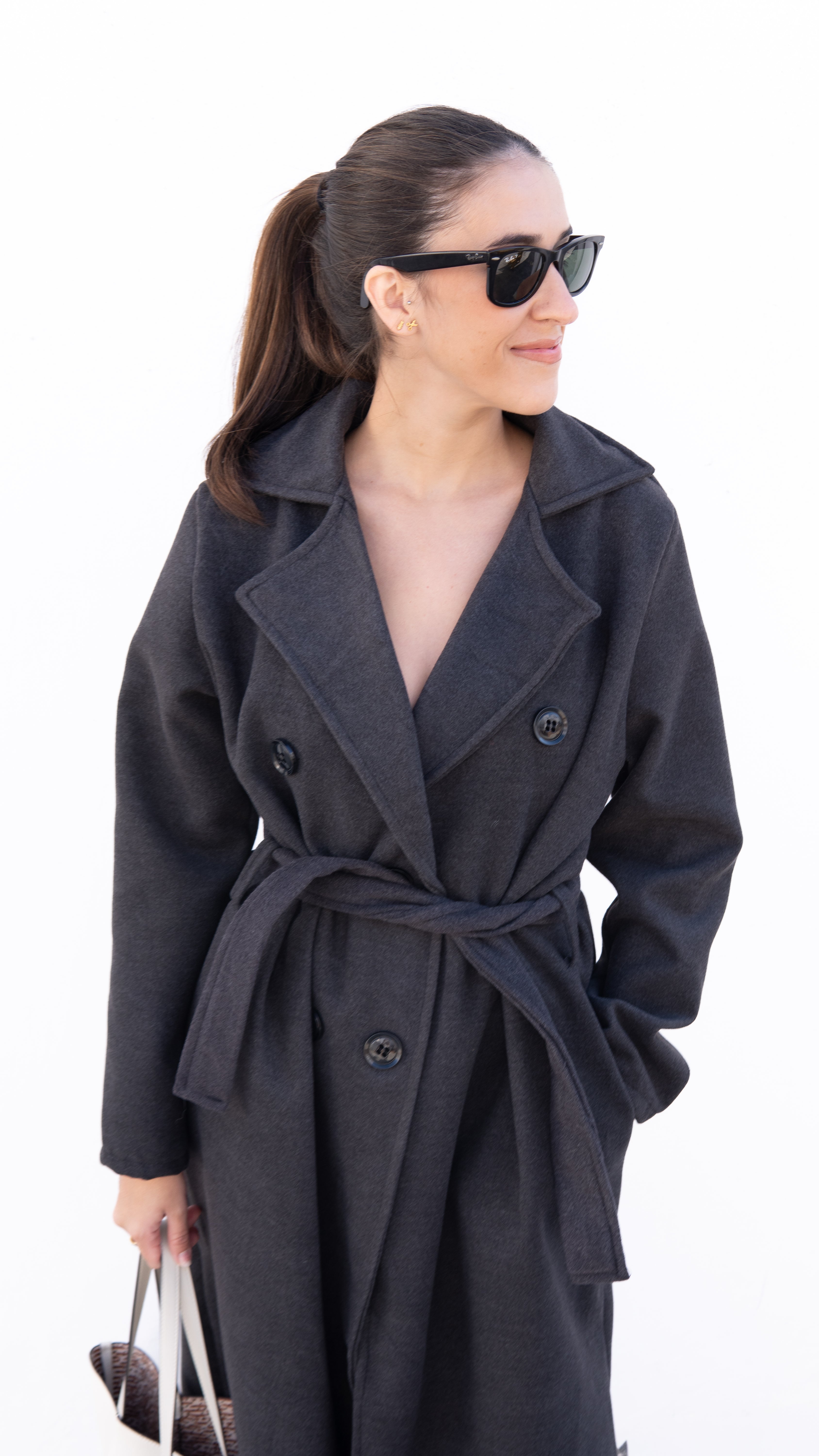 ABRIGO TRÉBOL GRIS OSCURO - LEMONÉ