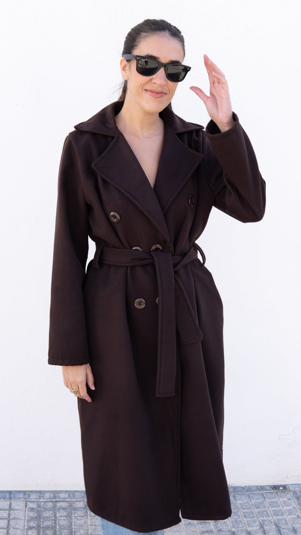 ABRIGO TRÉBOL MARRÓN CHOCOLATE - LEMONÉ