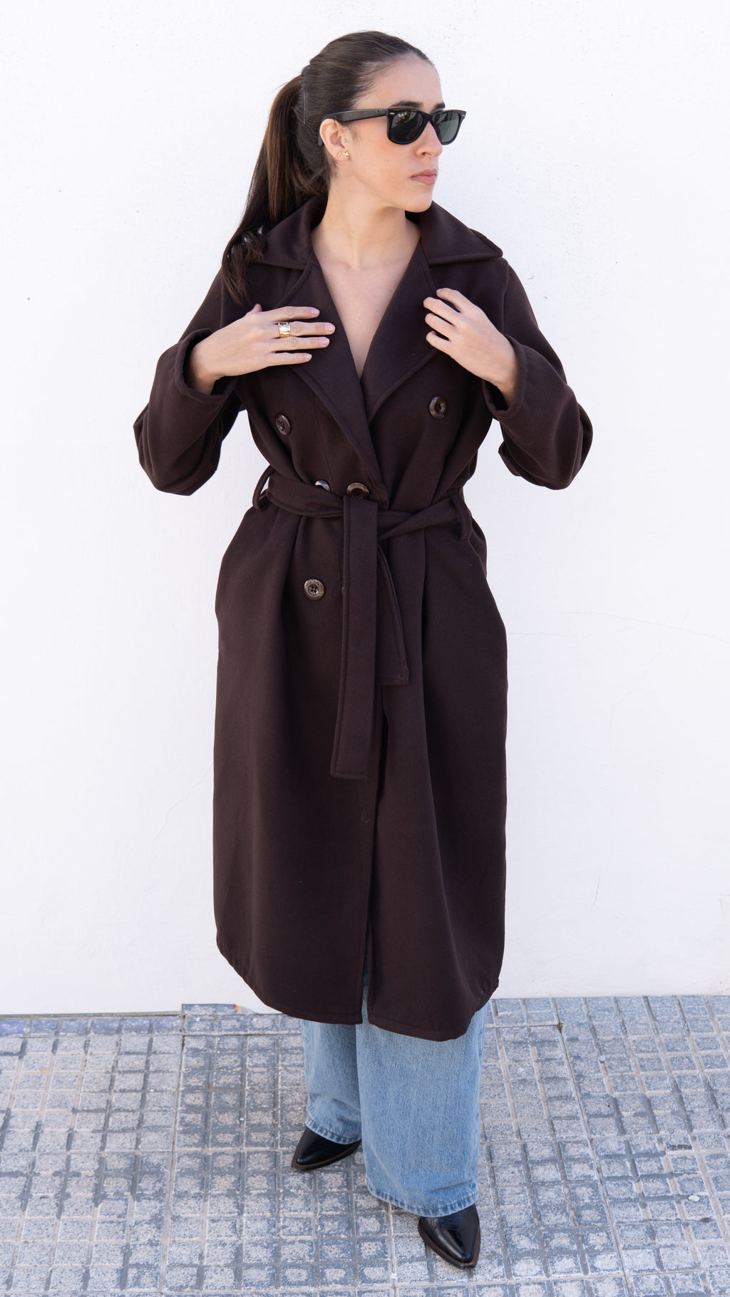 ABRIGO TRÉBOL MARRÓN CHOCOLATE - LEMONÉ