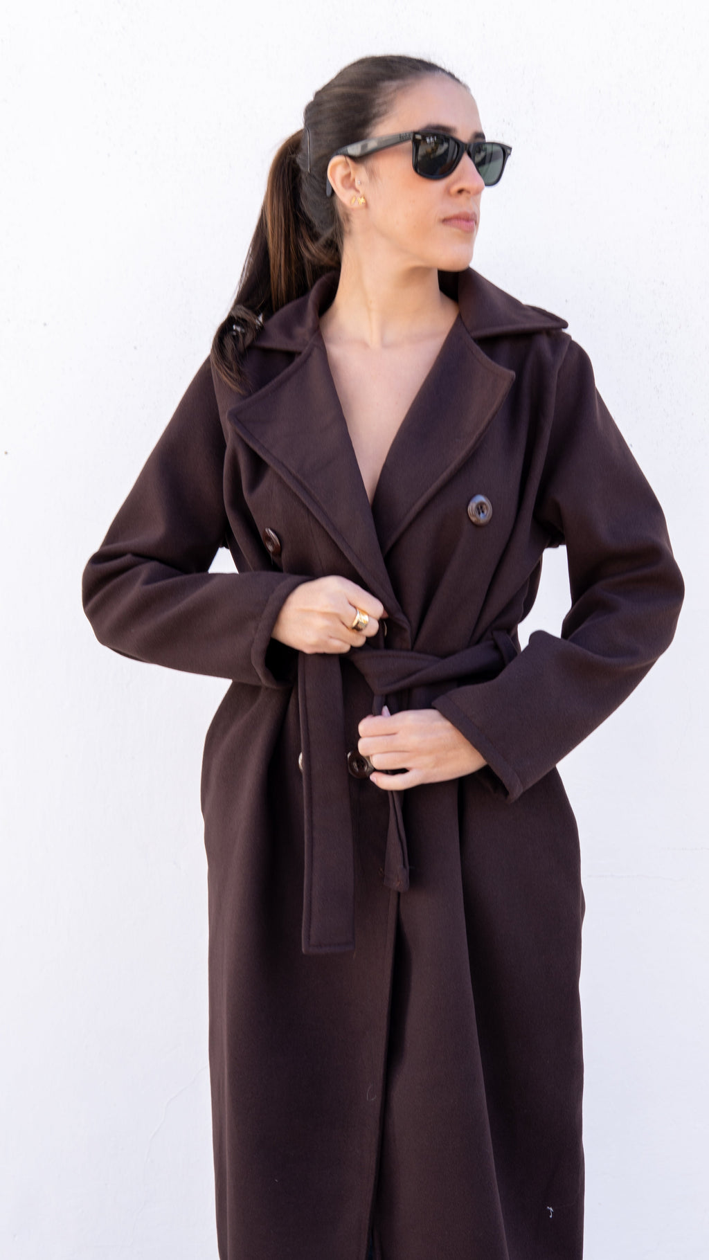 ABRIGO TRÉBOL MARRÓN CHOCOLATE - LEMONÉ