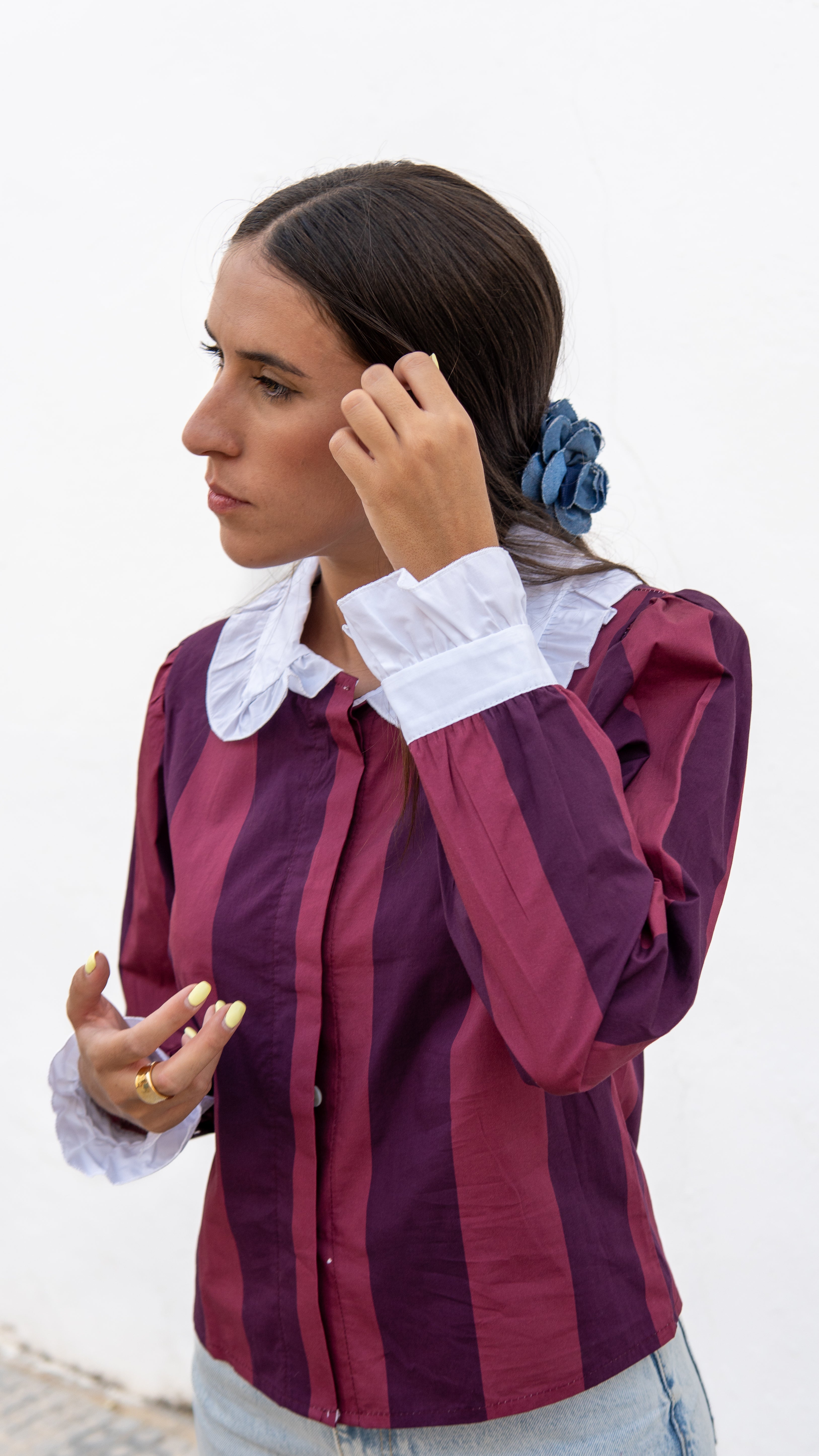 CAMISA VINO - LEMONÉ