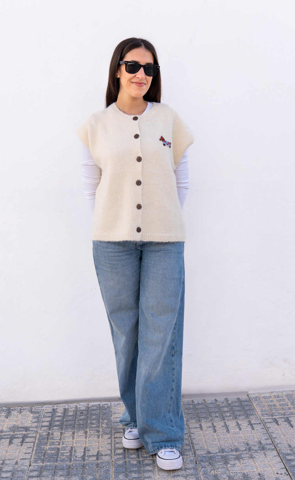 CHALECO GHANA CREMA - LEMONÉ