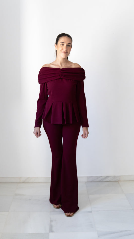 CONJUNTO MAGNOLIA BURDEOS - LEMONÉ