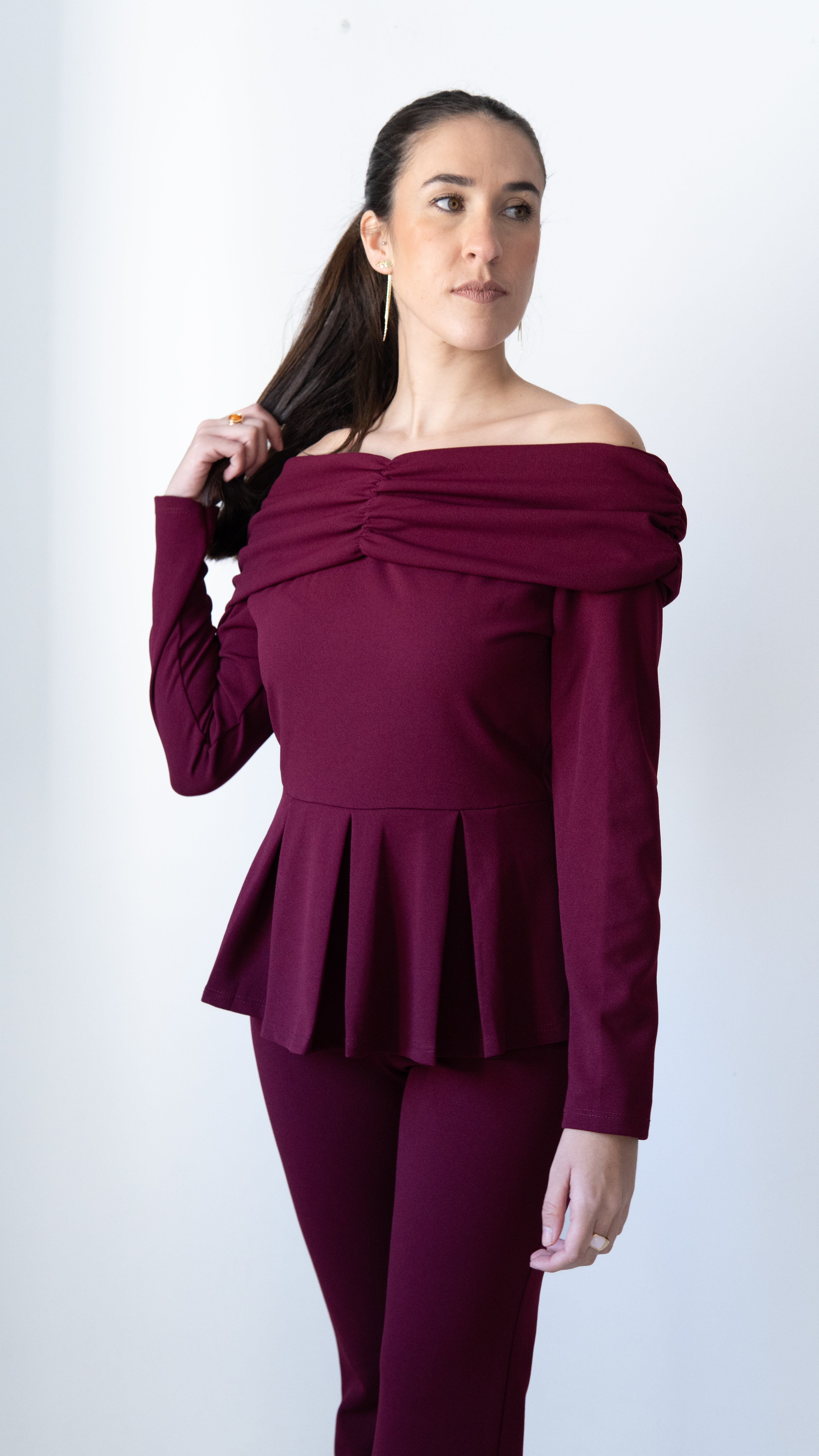 CONJUNTO MAGNOLIA BURDEOS - LEMONÉ