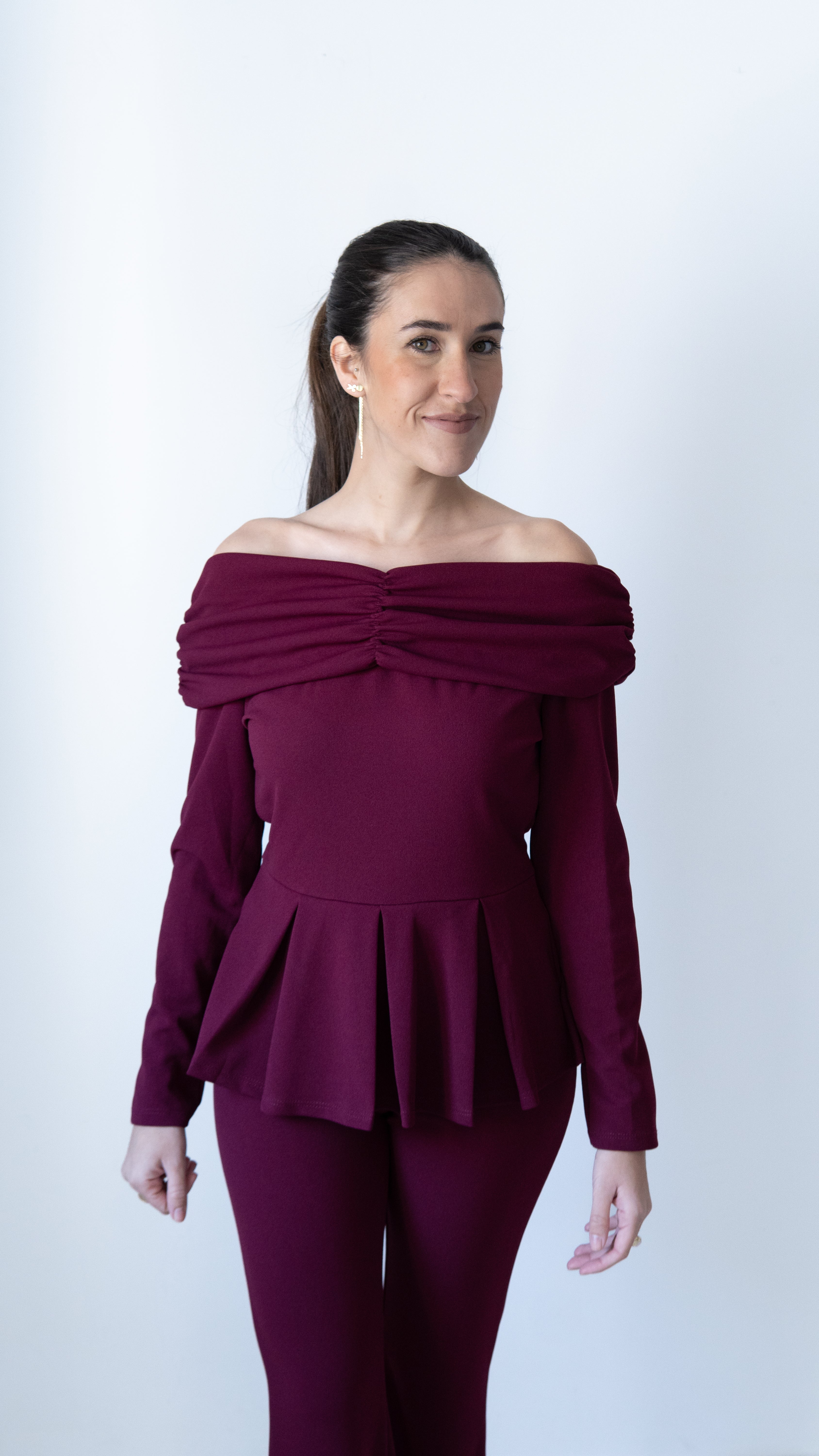 CONJUNTO MAGNOLIA BURDEOS - LEMONÉ