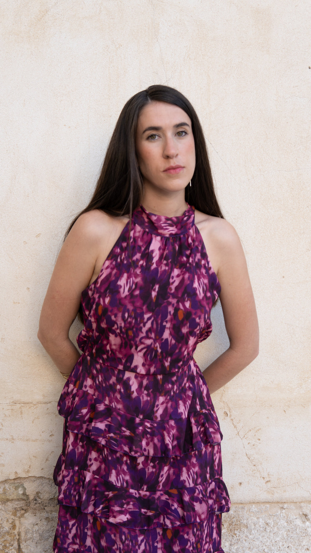 VESTIDO ACUARELA BUGANVILLA - LEMONÉ