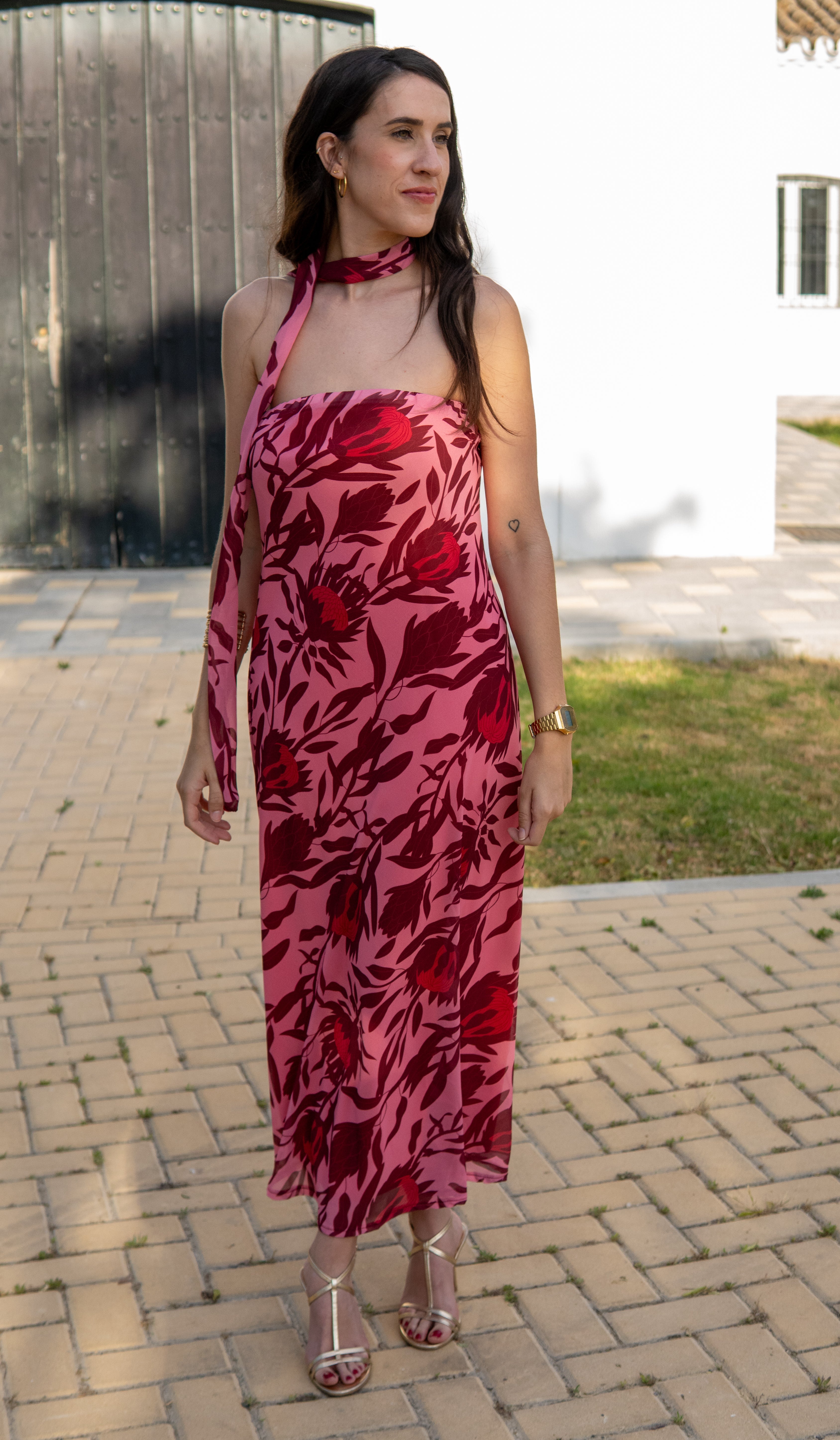 VESTIDO CARMESÍ - LEMONÉ