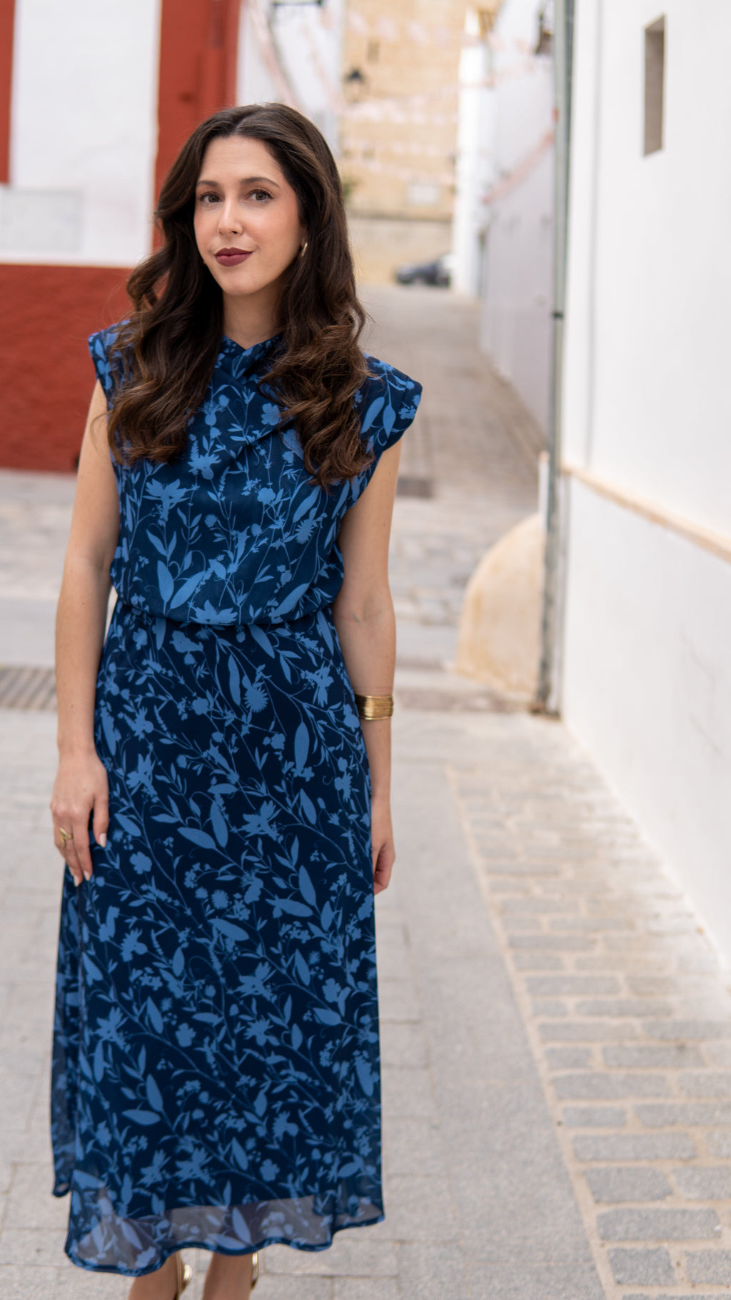VESTIDO SOFÍA AZUL - LEMONÉ